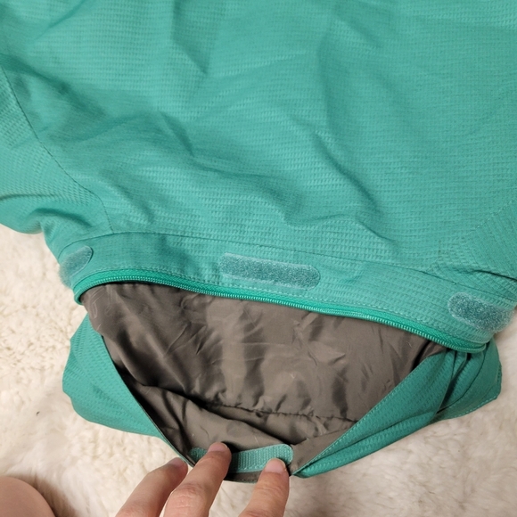 Mammut Stony HS Thermo Ski Jacket Blue Green Womens Size L - Picture 6 of 9